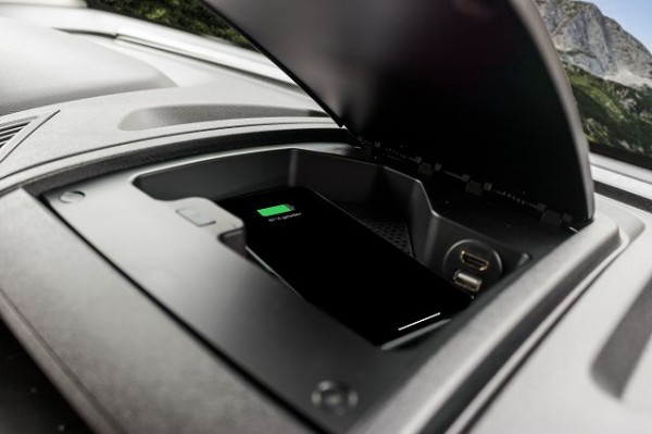 Induction charging cradle for dashboards 1