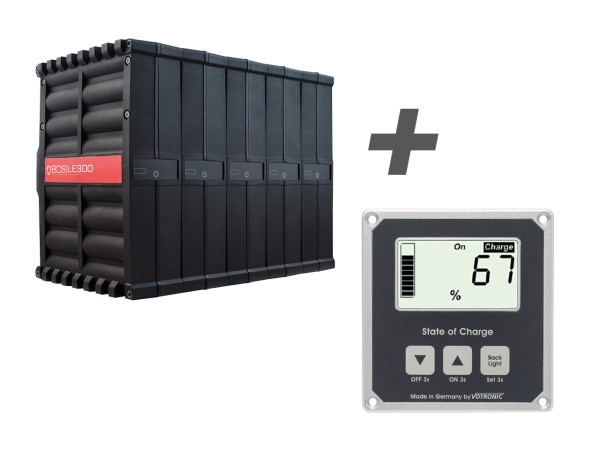 Smart Battery System 5-block incl.display