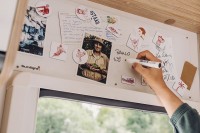 Magnetwand & Whiteboard 245 x 610 mm